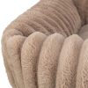 Trixie Hondenmand Lonni Ribfluweel Hoekig Lichtbruin 65X50 Cm