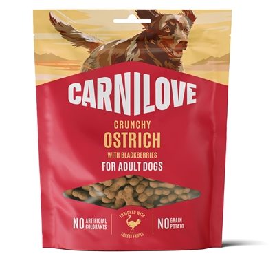 456736.jpg Carnilove Crunchy Struisvogel & Bramen 200 g | Hondensnack