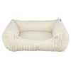 456956.jpg Trixie Vital Hondenmand Jonna Hoekig Ribfluweel Creme