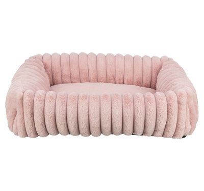 Trixie Lonni Hondenmand Roze Ribfluweel